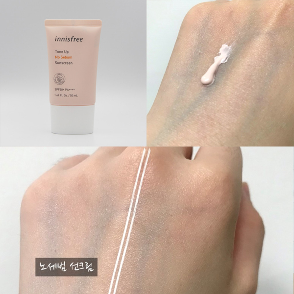 Kem Chống Nắng Innisfree Tone Up No Sebum Sunscreen SPF50 PA+++ (50ml) –  Bicicosmetics