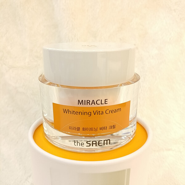 Kem Dưỡng The Saem Miracle Whitening Vita Cream Bicicosmetics