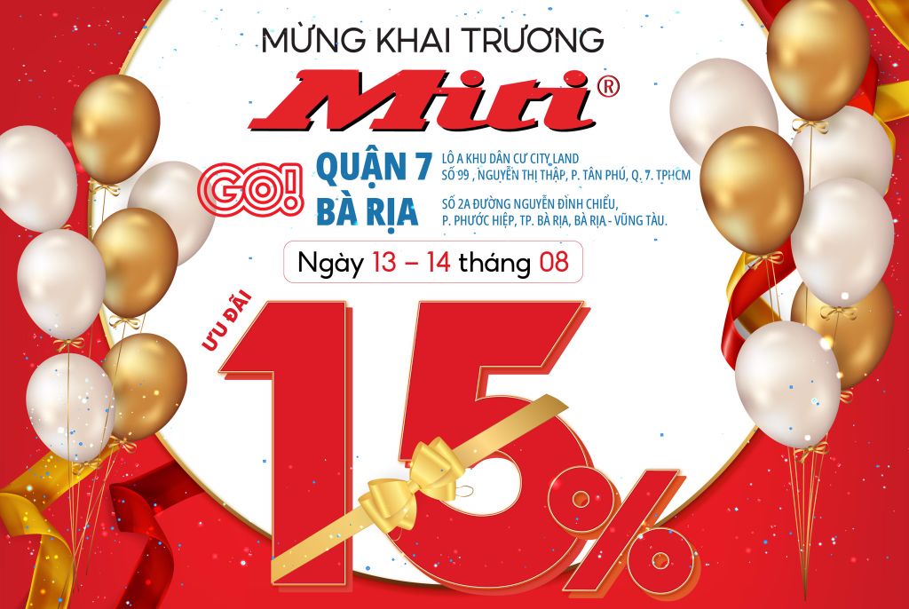 Khai Trương Cửa Hàng Miti GO Quận 7 và Bà Rịa