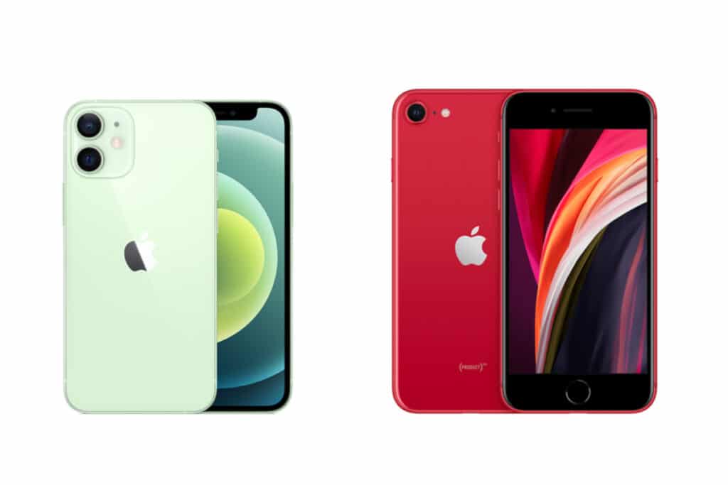 So sánh iPhone SE 2020 và iPhone 12 mini