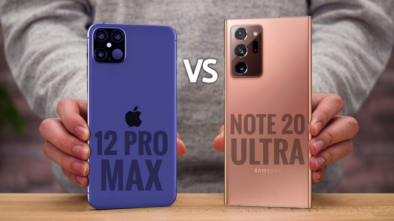 So sánh iPhone 12 Pro Max vs Galaxy Note 20 Ultra