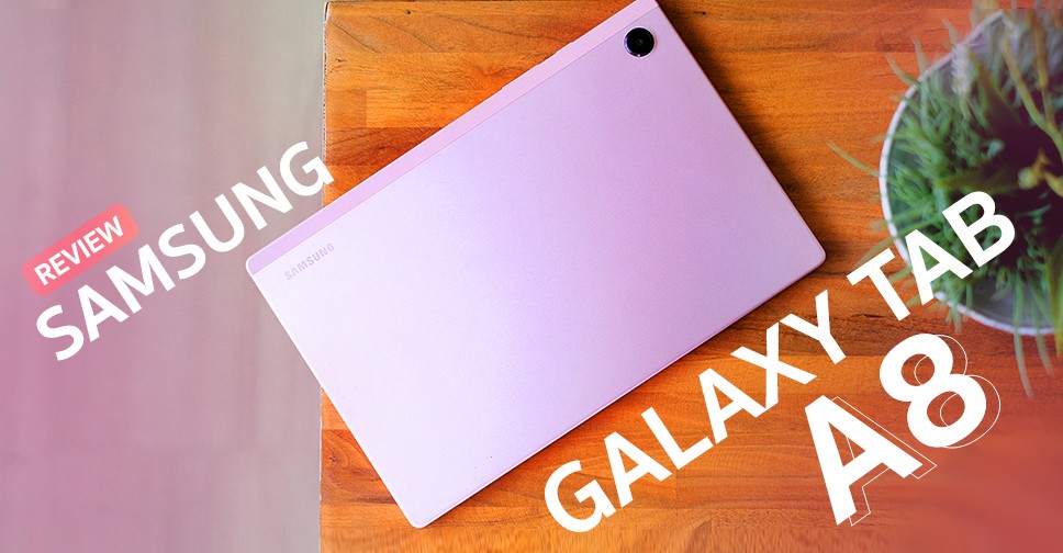 Samsung Galaxy Tab A8 (2022):  màn hình 10.5 inch, thiết kế kim loại nguyên khối , 4 loa âm thanh vòm Dolby Atmos