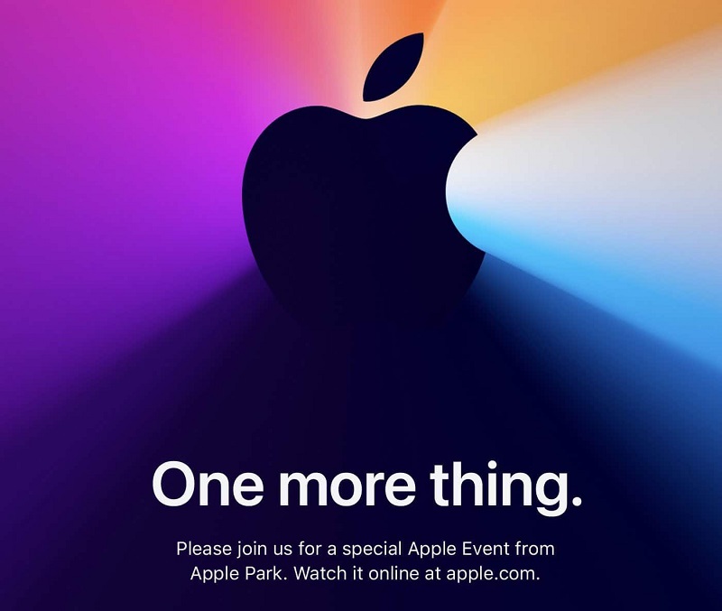 Apple chính thức gửi thư mời sự kiện 'One more thing', dự kiến sẽ ra mắt máy Mac chạy chip Apple Silicon mới