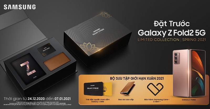 Đã có thể đặt trước Galaxy Z Fold2 5G phiên bản đặc biệt, cơ hội nhận ngay những ưu đãi VIP, số lượng có hạn