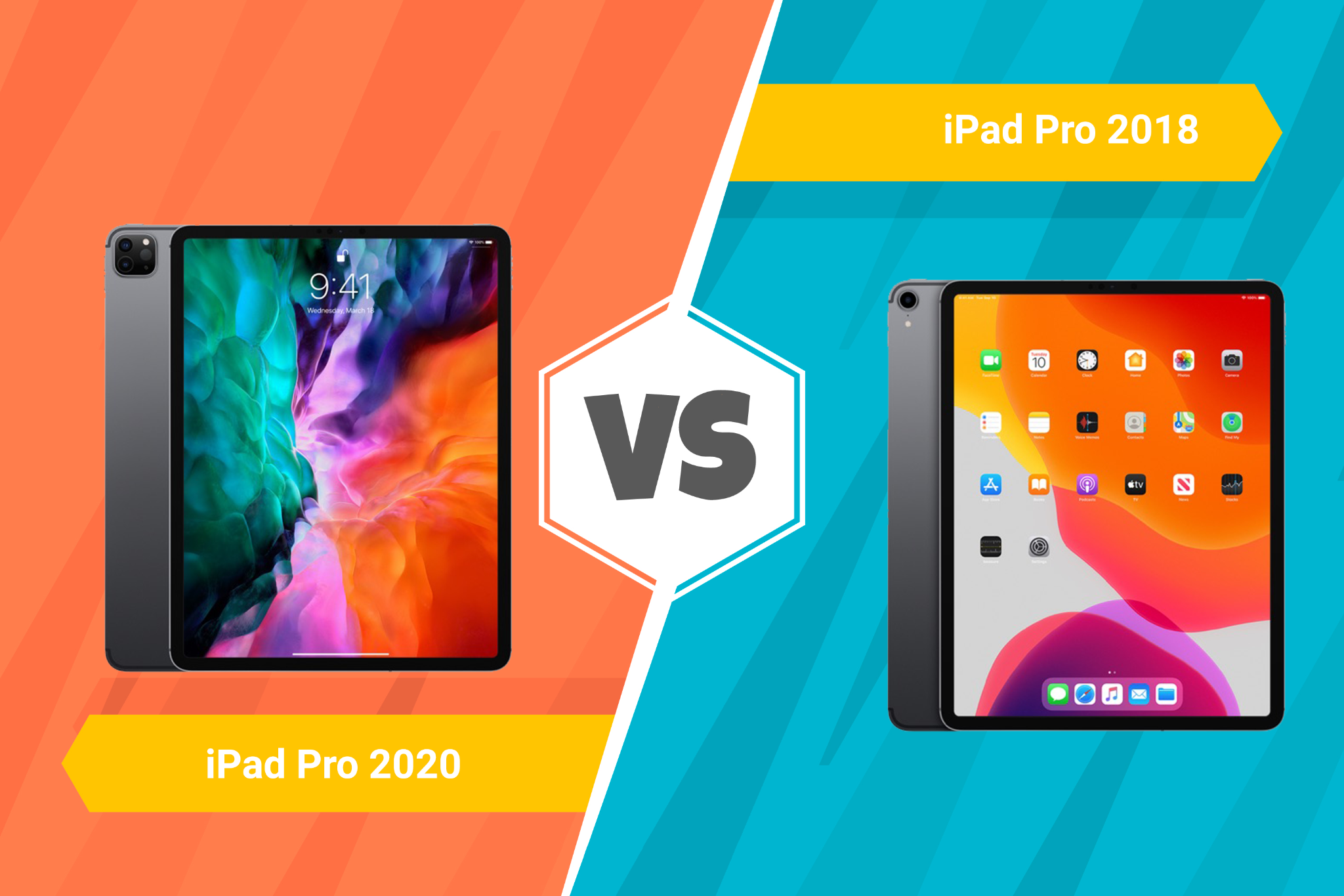 So sánh iPad Pro 2020 với iPad Pro 2018