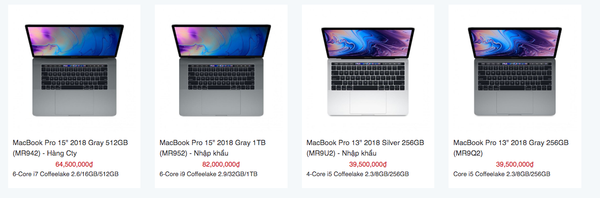 Giá bán Macbook Pro Hoàng Phát 360