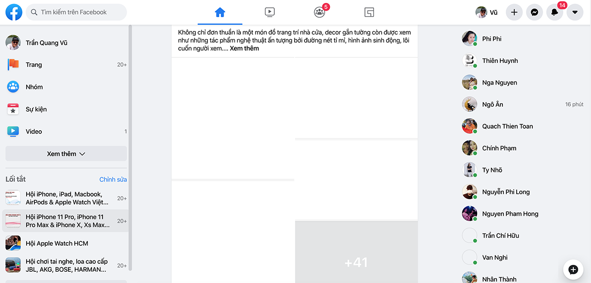 Cách xử lý New feed Facebook bị lỗi chỉ trong 30s