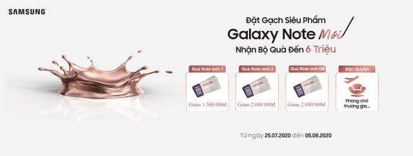 đặt trước galaxy note 20