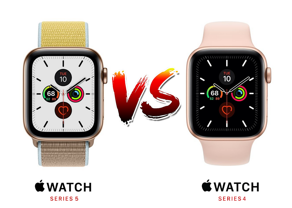 So sánh Apple Watch Series 5 với Series 4