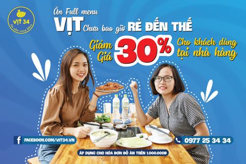 CHƯƠNG TRÌNH GIẢM GIÁ 30% CHO KHÁCH HÀNG TỪ NGÀY 28/06 đến 04/07/2021