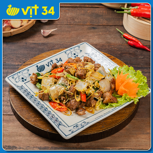 VỊT XÀO SẢ ỚT - HƯƠNG VỊ ĐẬM ĐÀ VÀ HẤP DẪN