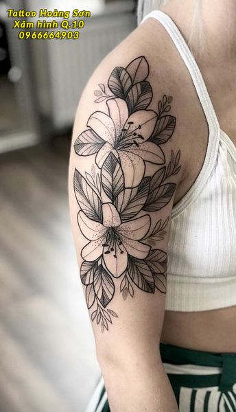 Hình xăm Tỉa hoangsontattoo