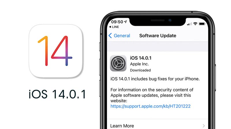 Cách nâng cấp lên bản vá sửa lỗi của iOS 14.0.1 va iPadOS 14.0.1