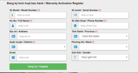 Hướng dẫn đăng ký và kích hoạt bảo hành điện tử sản phẩm Karcher