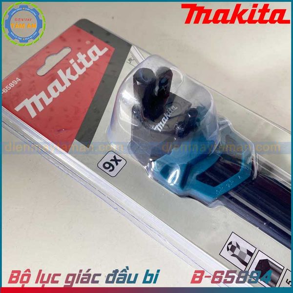 Bộ lục giác đầu bi makita B-65894