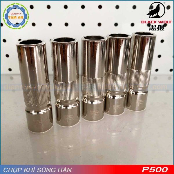 Chụp khí súng hàn MIG P500 Black Wolf