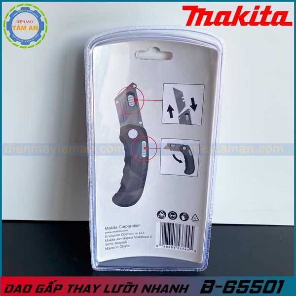 Hình ảnh thực tế dao rọc gấp makita B-65501