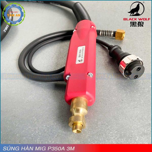 Súng hàn MIG chuẩn Pana P350 3M BLack Wolf