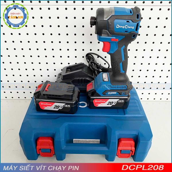 Máy khoan vặn vít chạy pin Dongcheng DCPL208