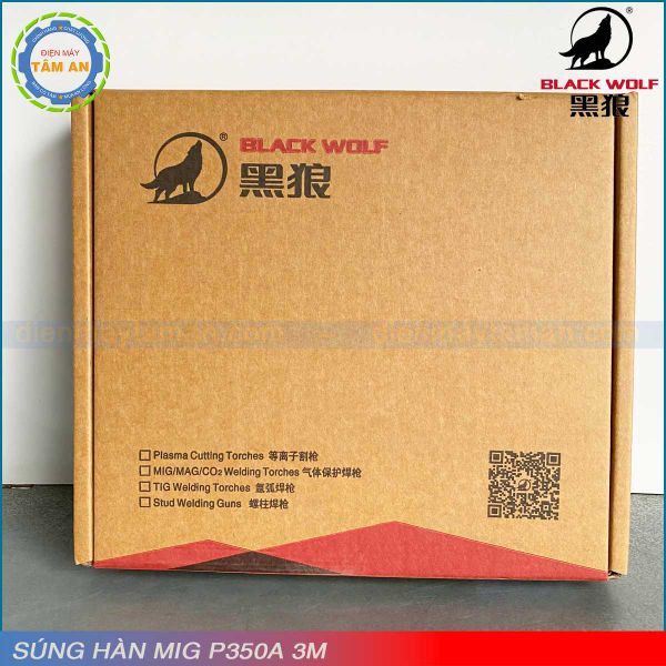 Súng hàn MIG chuẩn Pana P350 3M BLack Wolf