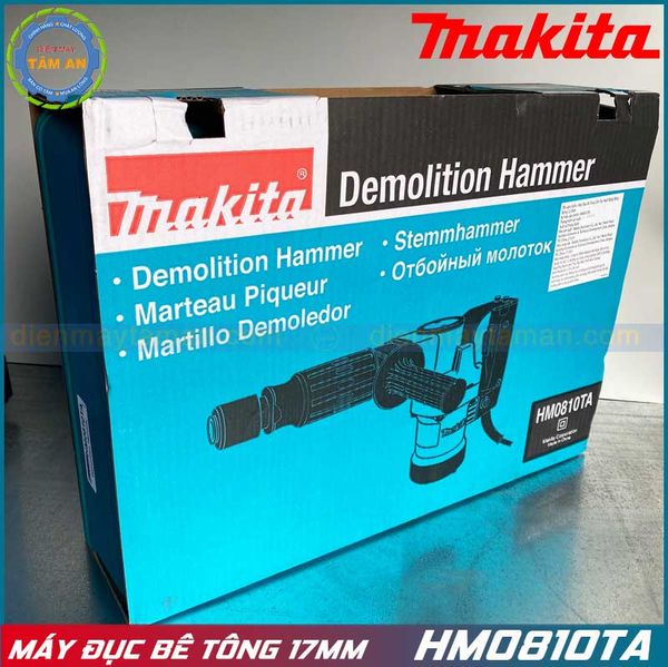 Bao bì máy đục makita HM0810TA