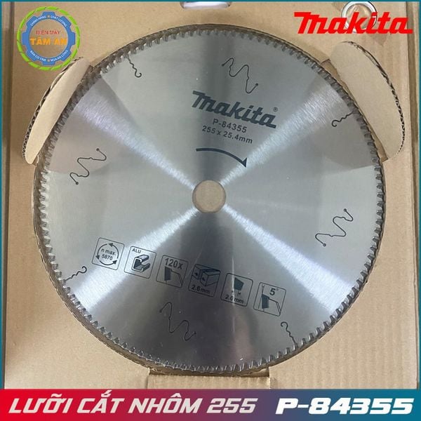 Lưỡi cắt nhôm 255x25.4 120T Makita P-84355