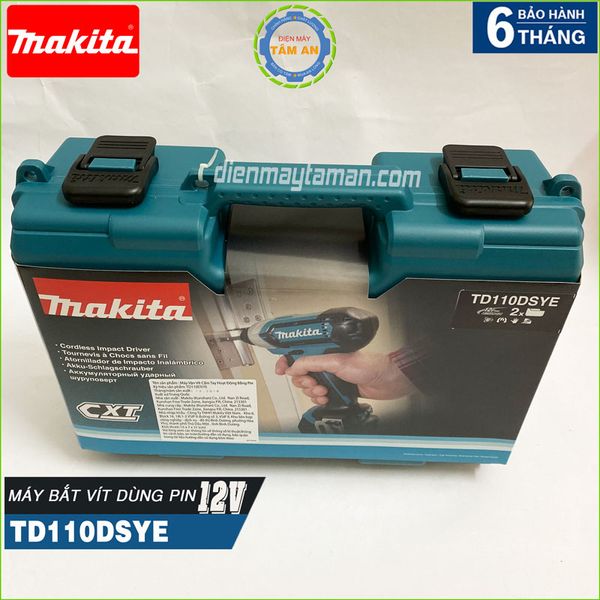 Hộp máy vặn vít Makita TD110DSYE