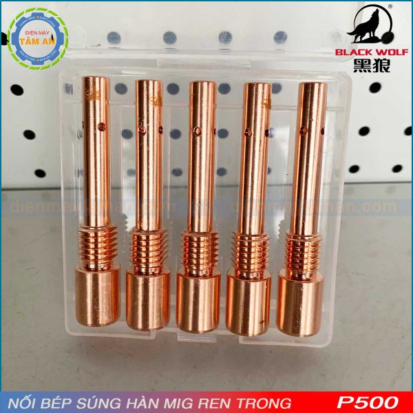 Nối bép súng hàn P500 ren trong - BLack Wolf