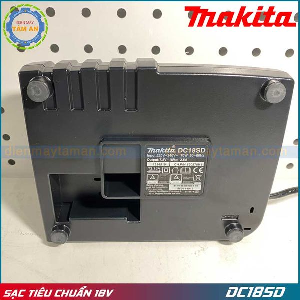 sạc tiêu chuẩn 18V Makita DC18SD