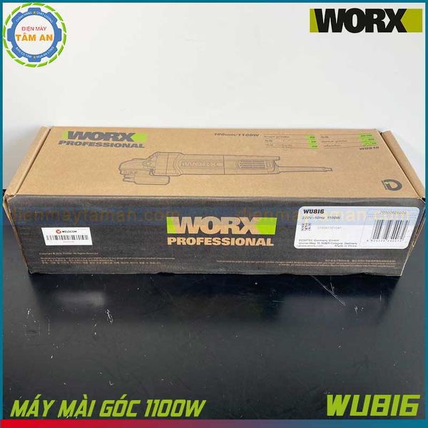 Bao bì đóng gói Máy mài worx green WU816