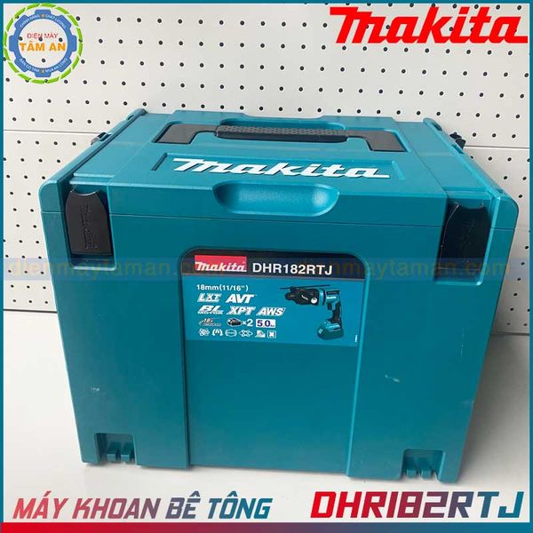 Thùng Makpac đựng máy khoan bê tông PIN makita DHR182RTJ