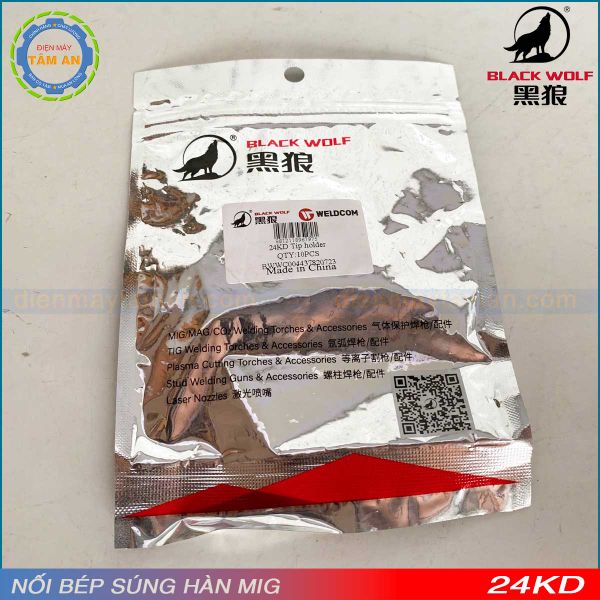 Nối bép súng hàn MIG 24KD - Black Wolf