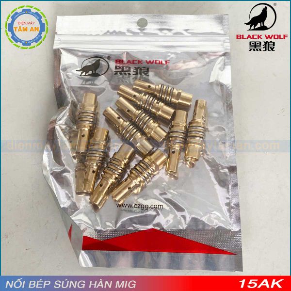 Nối bép súng hàn mig 15AK - Black Wolf