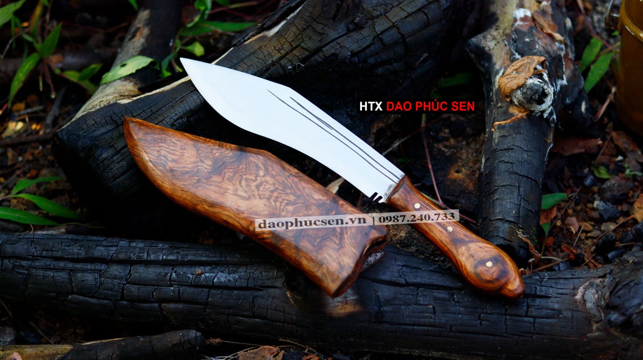 kukri, dao mèo, dao đi rừng, dao phúc sen, htx dao phúc sen, dao mèo tây bắc