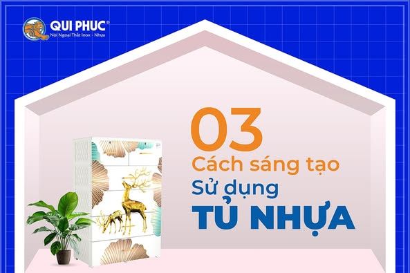 3 Cách Sáng Tạo Sử Dụng Tủ Nhựa Trong Không Gian Sống