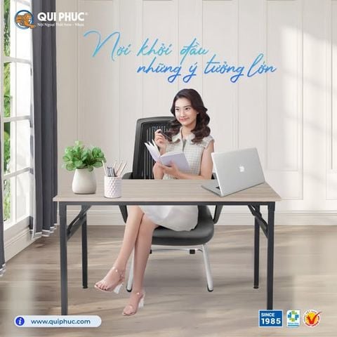 Góc Làm Việc Chuẩn – Nơi Khởi Đầu Những Ý Tưởng Lớn - Nội Ngoại Thất Inox Nhựa - Qui Phúc - quiphuc.com