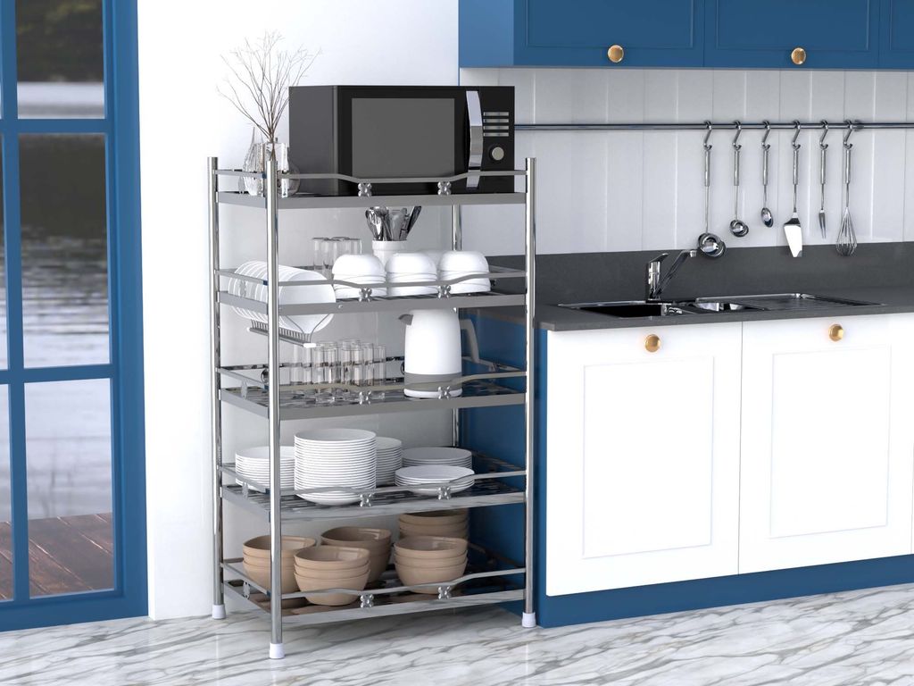 Các mẫu kệ nhà bếp đa năng, tiện lợi cho căn bếp gọn gàng, sạch sẽ