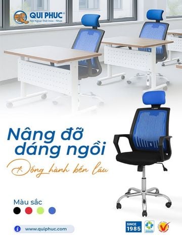 Ghế Trưởng Phòng Deli Roma S Qui Phúc – Thiết Kế Phù Hợp Cho Không Gian Làm Việc - Nội Ngoại Thất Inox Nhựa - Qui Phúc - quiphuc.com