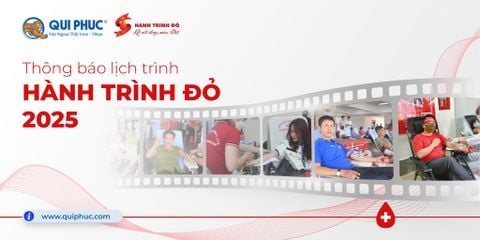 Thông Báo Lịch Trình Hành Trình Đỏ 2025 - Nội Ngoại Thất Inox Nhựa - Qui Phúc - quiphuc.com