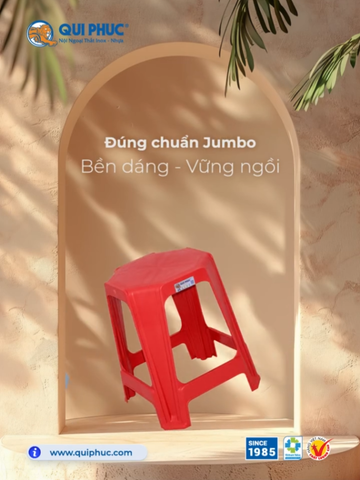 Ghế Jumbo – Bền Dáng, Vững Ngồi - Nội Ngoại Thất Inox Nhựa - Qui Phúc - quiphuc.com