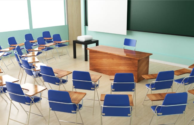 Bàn ghế sinh viên