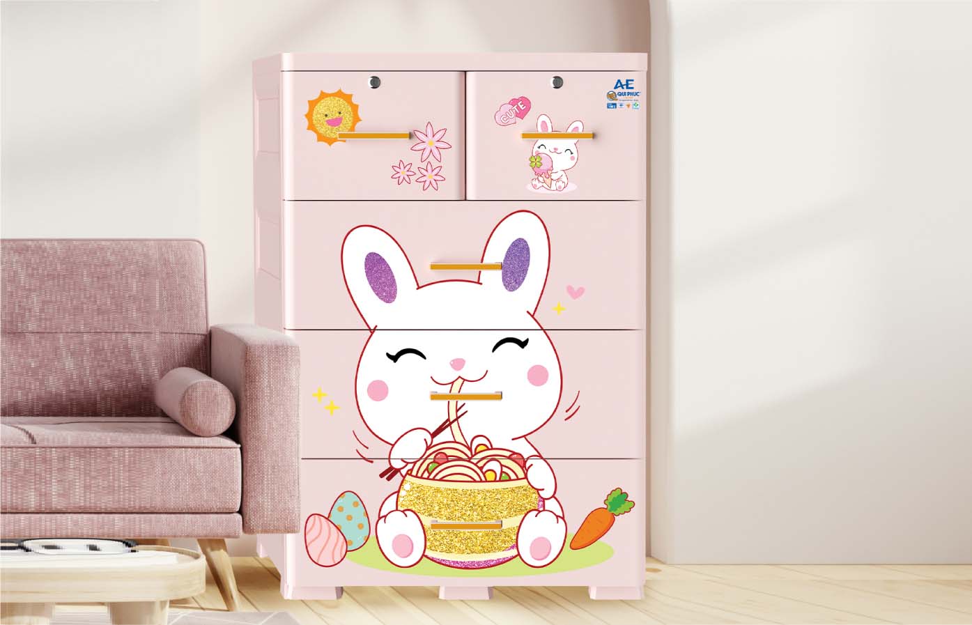 Tủ nhựa 4 tầng