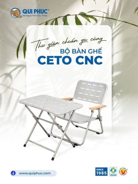 Thư Giãn Chuẩn Gu Cùng Bộ Bàn Ghế Cafe Ceto Cnc