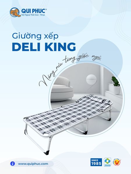 Giường xếp Deli King Qui Phúc