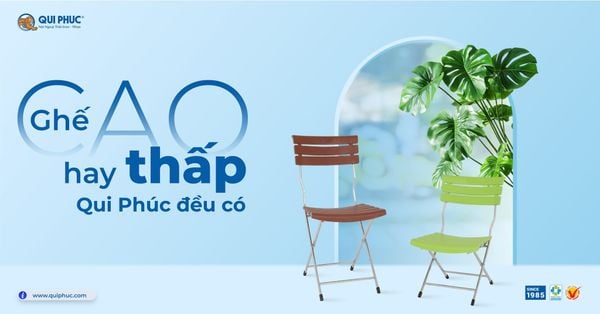 Ghế xếp 8 nan Qui Phúc