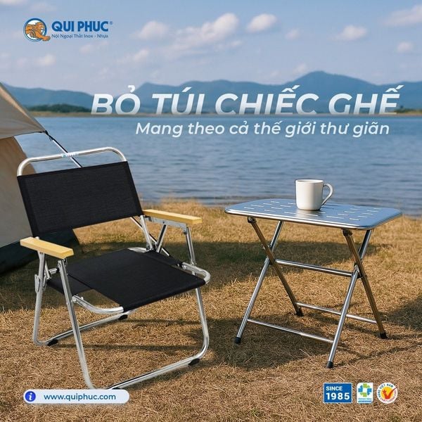 Bỏ Túi Chiếc Ghế, Mang Theo Cả Thế Giới Thư Giãn