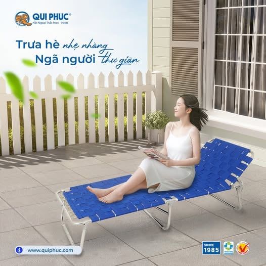 Giường dù Deli inox Qui Phúc