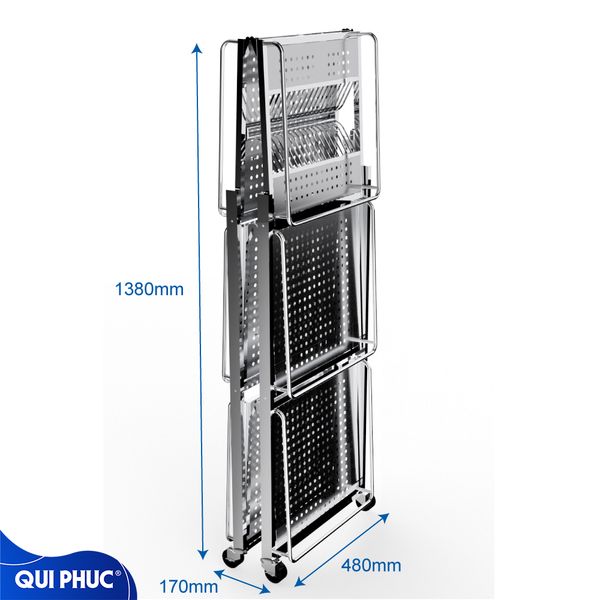 Gợi ý những mẫu kệ bếp inox giúp gian bếp trở nên ngăn nắp, hiện đại