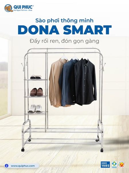 Sào Dona Smart – Đẩy Rối Ren, Đón Gọn Gàng