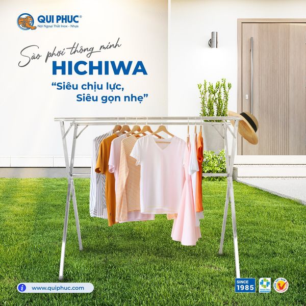Sào Phơi Thông Minh HICHIWA – “Siêu Chịu Lực, Siêu Gọn Nhẹ"